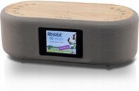 Radiobudzik PEAQ PCR 120BT-W-2 DAB+ clock radio wireless Jasnoszary