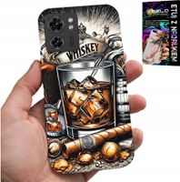 ETUI DO MOTOROLA EDGE 40 - WHISKY CYGARO WZORY DLA MĘŻCZYZN PLECKI