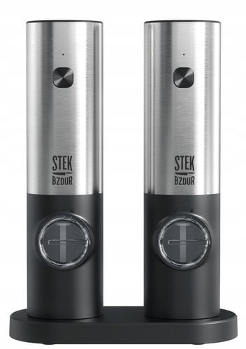 2x Elektryczny Młynek do Mielenia Pieprzu i Soli AKUMULATOR USB na Arena.pl