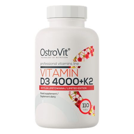 OSTROVIT Witamina D3 4000 + K2 (110 tabl.) zdjęcie 1