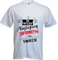 KOSZULKA najlepszy informatyk dla INFORMATYKA