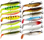 gumy CANNIBAL Savage Gear zestaw przynęt spinningowych 10cm 14SZT