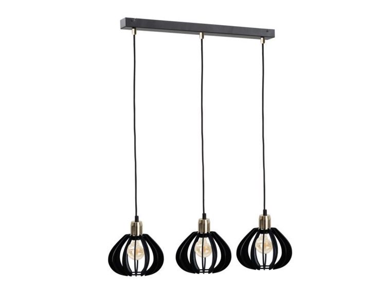Lampa wisząca 3xE27 GEMMA GOLD zdjęcie 1