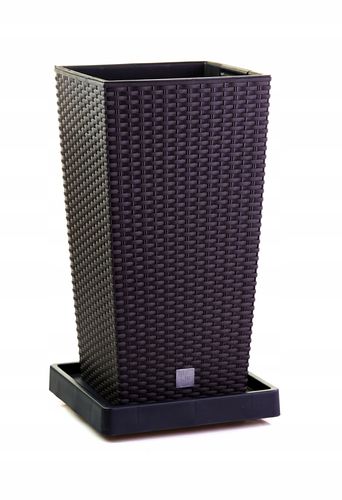 Doniczka Rattan DRTS300 + wkład + platforma jezdna na Arena.pl