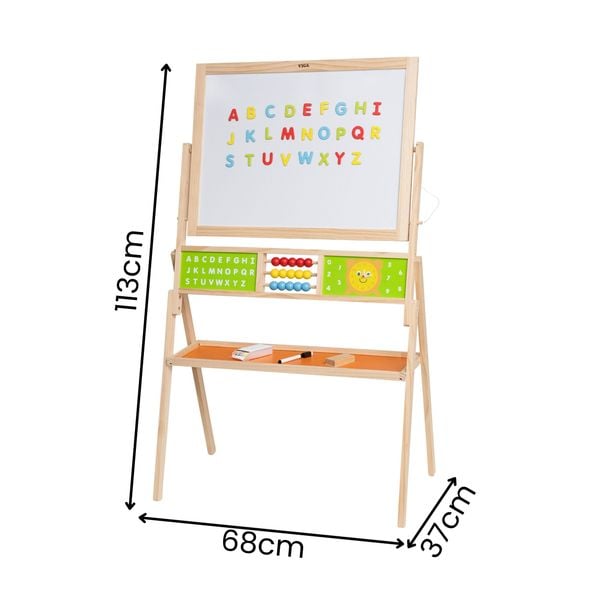 VIGA Duża Tablica Edukacyjna 2w1 zdjęcie 10