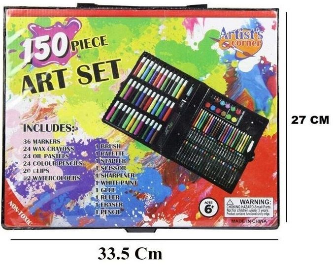 Artystyczny zestaw w walizce 150 elementów zdjęcie 1