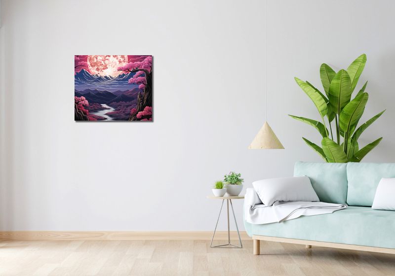 Obraz 60x50cm Różowa Kraina Marzeń zdjęcie 2