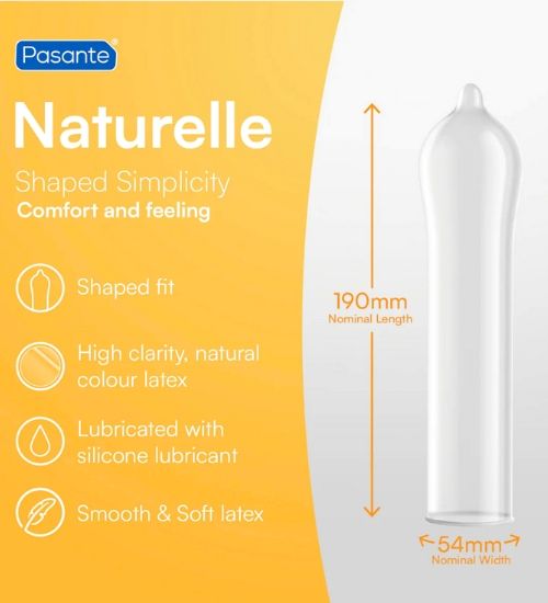 Prezerwatywy Pasante Naturelle - 3szt. zdjęcie 3