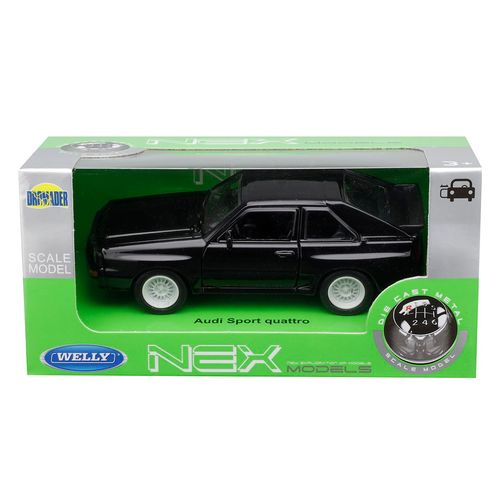 Model 1:34, Audi Sport Quattro, czarny na Arena.pl