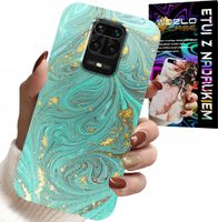ETUI DO XIAOMI NOTE 9 PRO / 9S - MARMURKOWE WZORY + SZKŁO HARTOWANE