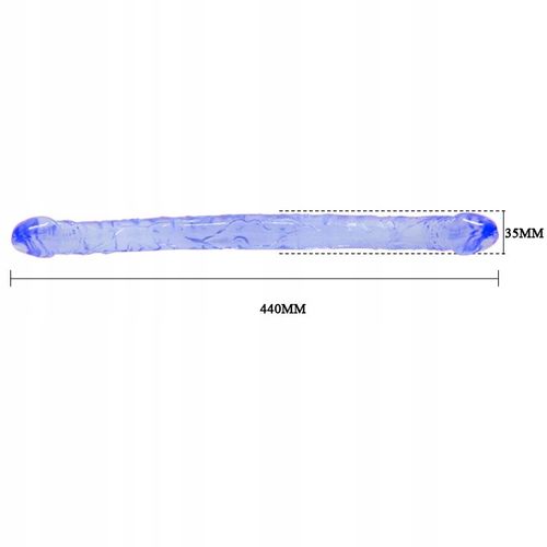 Podwójne dildo BLUE 450mm na Arena.pl