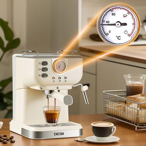 Ekspres do kawy Ciśnieniowy Automatyczny 20bar 1350W 1.5L +Spieniacz Mleka na Arena.pl