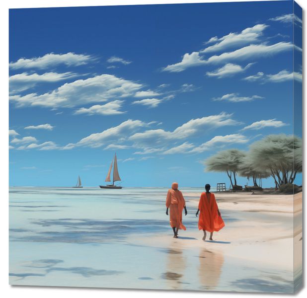 Obraz 90x90cm Spokój w Piaskach zdjęcie 1