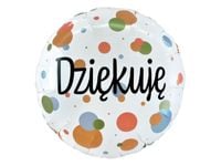 Balon foliowy „Dziękuję”, 45 cm (18 cali) [balon z helem]