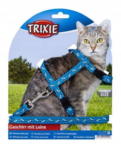 SZELKI REGULOWANE BEZUCISKOWE DLA KOTA + SMYCZ na Arena.pl