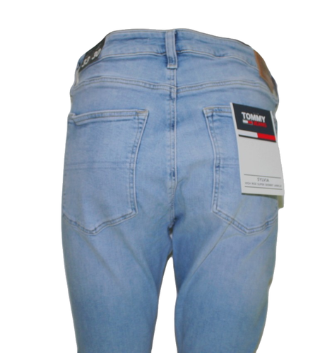 Damskie jeansy Tommy Jeans Sylvia rurki wysoki stan DW0DW10291 - W33/L30 na Arena.pl