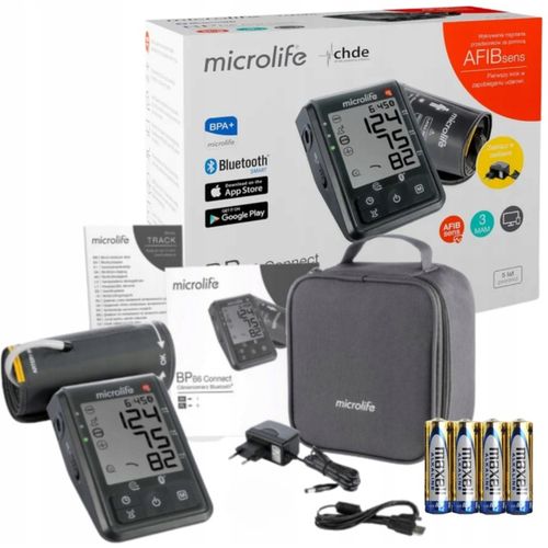 Microlife Ciśnieniomierz Automatyczny Naramienny BP B6 Bluetooth+Zasilacz na Arena.pl