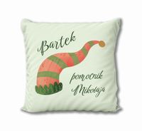 PODUSZKA Z DOWOLNYM IMIENIEM - Pomocnik Mikolaja