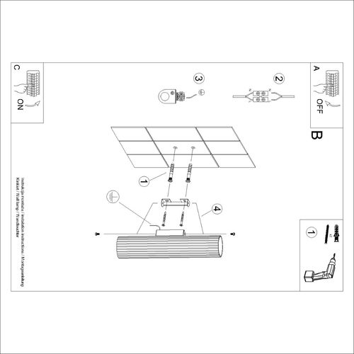 Kinkiet KARBON 30 beżowy na Arena.pl