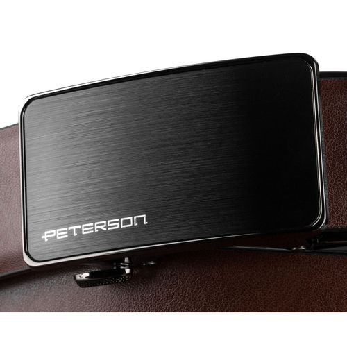 pasek męski z automatyczną klamrą wykonany ze skóry naturalnej na Arena.pl