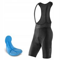 Spodenki rowerowe Rockbros RK2002XL krótkie na szelkach z wkładką XL - czar