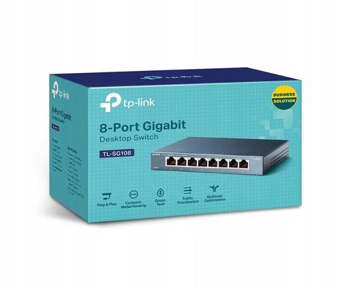 SWITCH TP-LINK TL-SG108 GIGABIT 8 PORTÓW na Arena.pl