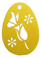 3. Zawieszka ażurowa jajko wiosna TULIPAN motyl