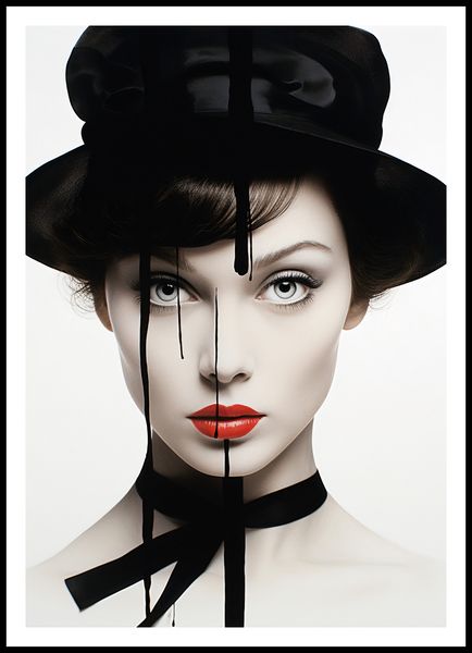 Plakat 70x100cm Atramentowa Aura zdjęcie 3