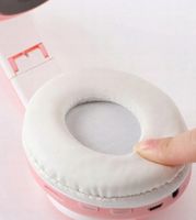 Różowy Smart band 6 Smartwatch + SŁUCHAWKI KOCIE USZKA LED BEZPRZEWODOWE