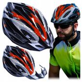 Kask rowerowy męski damski miejski szosowy mtb regulowany M L 54-62cm