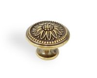 Gałka 24225Z030 Bosetti Marella Rozstaw w mm - 0 - (1 wkręt), Kolor pokrycia - Stare złoto