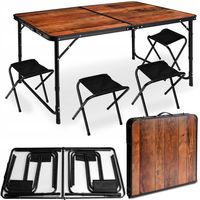 STÓŁ ROZKŁADANY SKŁADANY OGRODOWY CATERINGOWY TURYSTYCZNY 120cm