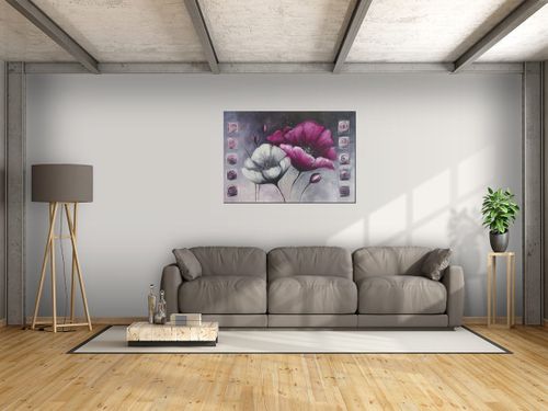 Obraz Malowane maki 100x70 PANORAMA na Arena.pl