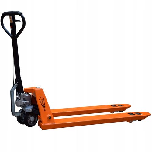 POLSKI PALECIAK ZE WSPOMAGANIEM I HAMULCEM 120x55cm 2.5t WÓZEK PALETOWY na Arena.pl