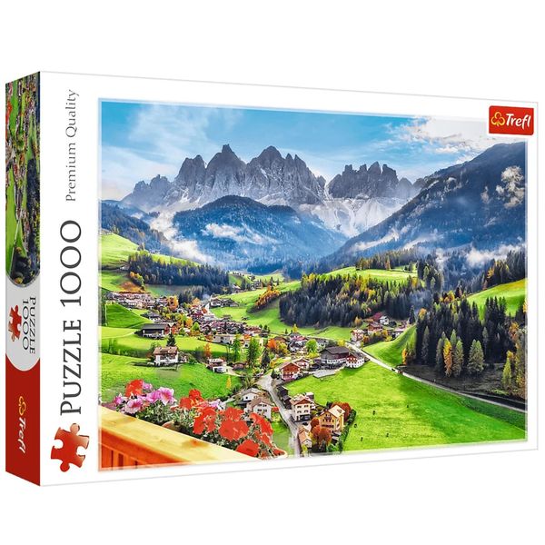 Puzzle - 1000 - St. Magdalena - Dolomity - Włochy - Trefl 10946 zdjęcie 1