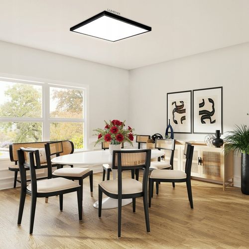 PANEL plafon LED OPRAWA KASETON 60x60cm 50W NATYNKOWY sufitowy CZARNY CCD na Arena.pl