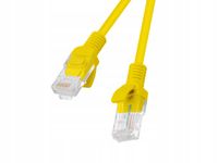 Patchcord Lanberg UTP kat.5e 5m żółty