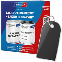 lakier zaprawka + bezbarwny zaprawkowy samochodowy opel 177 gris tech