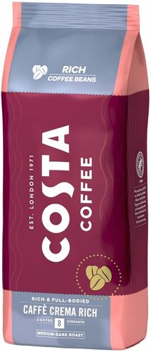 Costa Kawa Ziarnista Arabica Caffe Crema Rich + Caffe Crema 2x1kg na Arena.pl