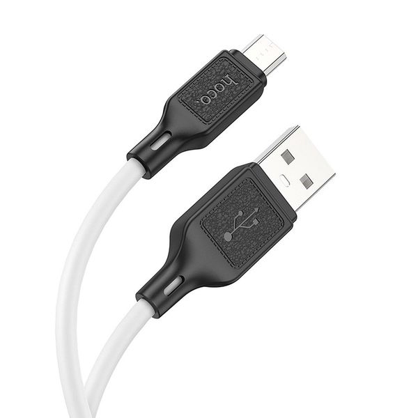 Kabel USB A do Micro USB Hoco 2,4A 1 m X90 biały zdjęcie 1