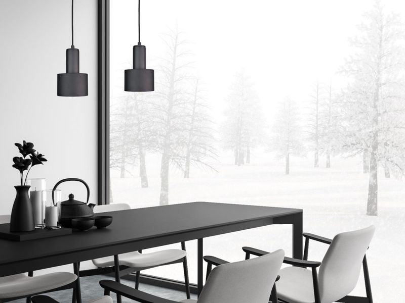 Lampa wisząca 2xE27 LUCE BLACK zdjęcie 2
