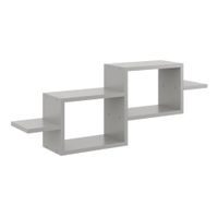 Półka ścienna, wisząca, 95x18x35 cm, szary, mat | TYLETEGOTU