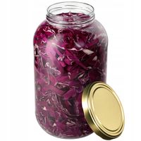 Słoik Szklany 4L Słój Na Przetwory + Wieczko fi100