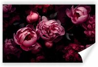 Fototapeta PREMIUM STRUKTURA ZMYWALANA NA WYMIAR mroczne tło kwiatowe