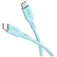 Kabel silikonowy USB-C 2.0 1.5m turkusowy 3A 60W Power Delivery Goobay HQ