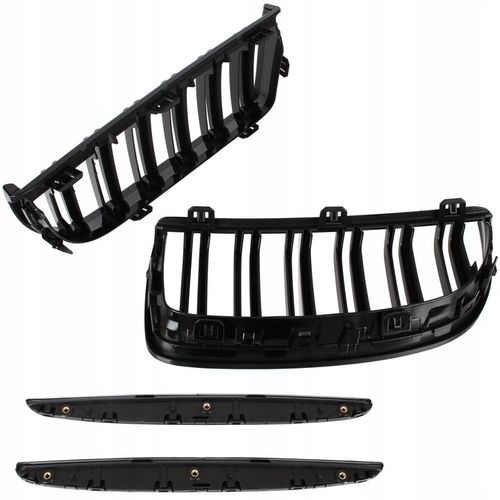 GRILL NERKI do BMW E90 E91 05-08 Czarny Połysk Czarne PRZEDLIFT M PAKIET M3 na Arena.pl