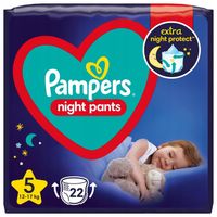 PAMPERS Night Pants rozmiar 5 pieluchomajtki pieluszki 22szt