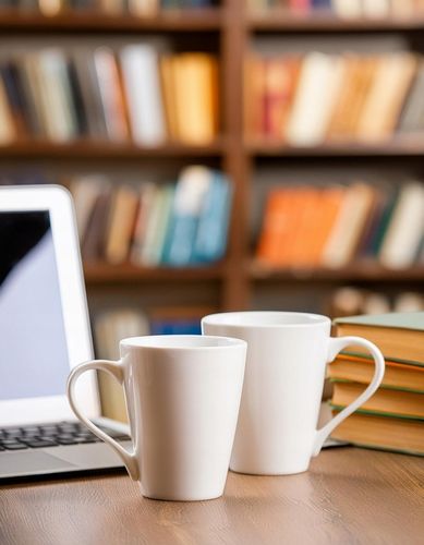 Kubki ceramiczne białe GLASMARK zestaw 6szt kawę latte herbatę 250ml na Arena.pl