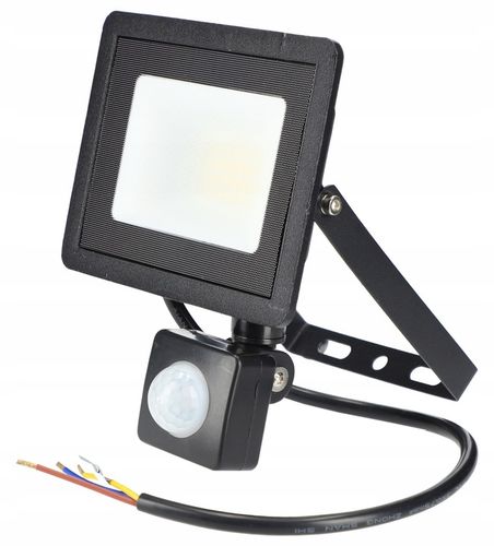 Naświetlacz LED SLIM 20W halogen z CZUJNIK RUCHU i zmierzchu reflektor na Arena.pl