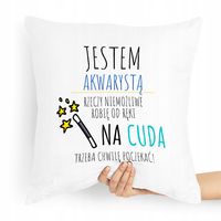 Prezent Poduszka Dla Akwarysty Akwariarza Z Nadrukiem Ze Zdjęciem